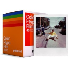 Polaroid i-Type Color Instant Film ASA 640 - Capture Life's Moments with Vibrant Images!